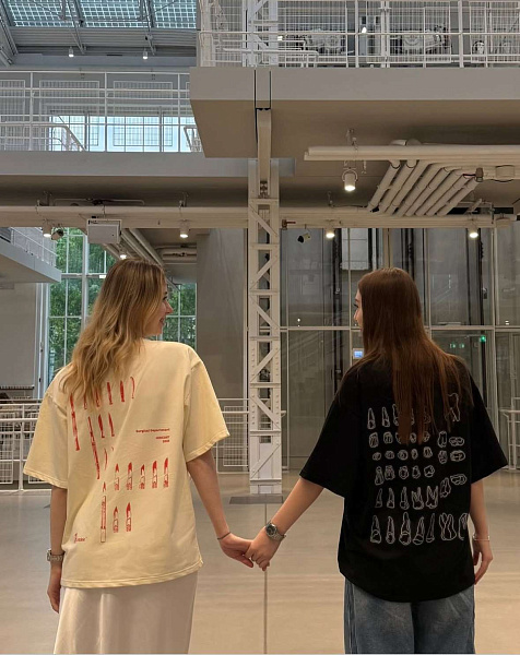 На сайт Футболка Скальпель Латте и Футболка Зубы